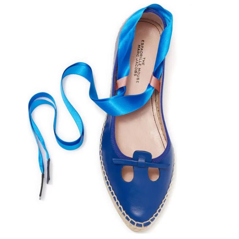 Marc Jacobs Mouse Espadrille Flat Blue